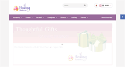 Desktop Screenshot of healingbaskets.com